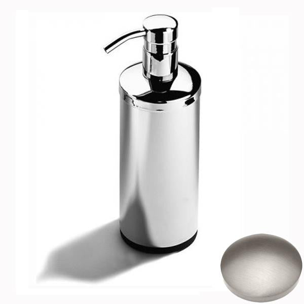 Stainless Steel Finish Samuel Heath Freestanding Liquid Soap Dispenser L302