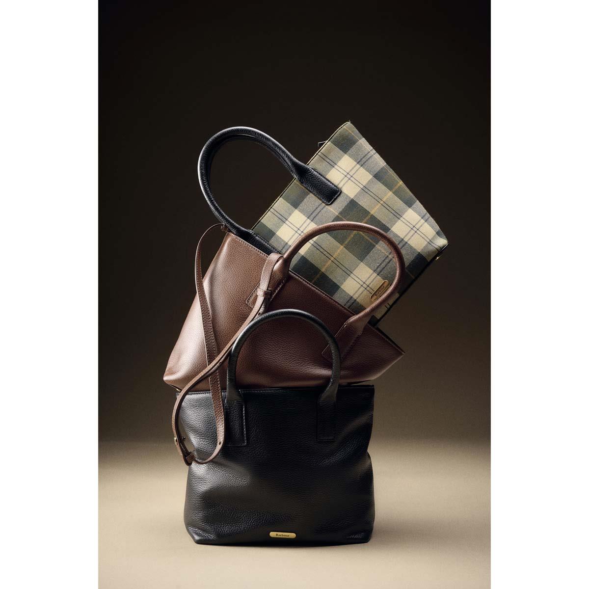 Barbour Womens Birch Leather Tote Bag