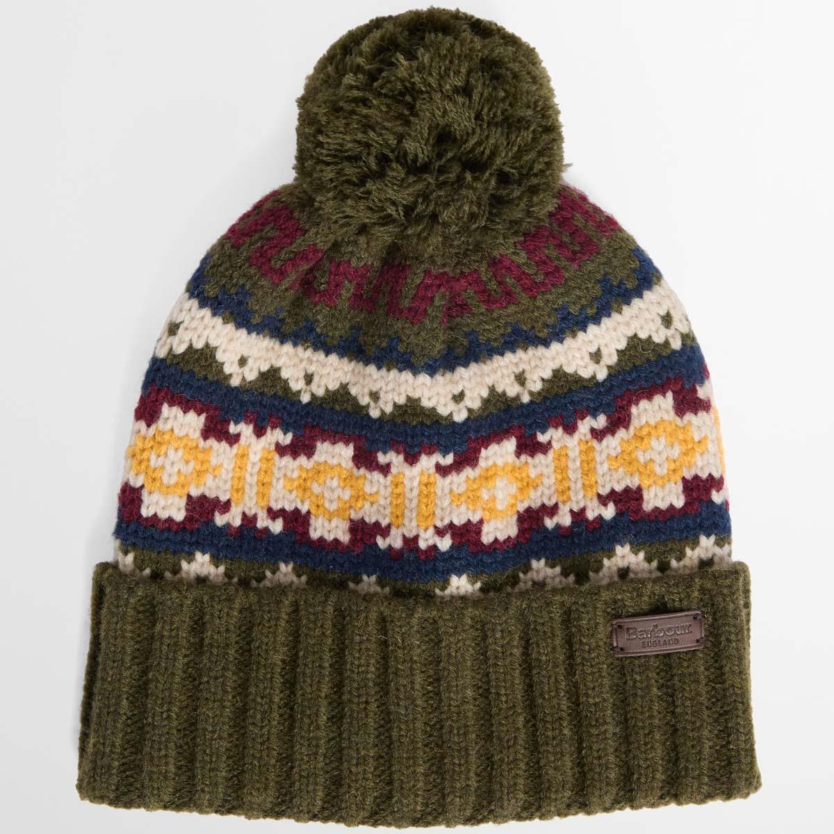 Barbour Mens Kane Knitted Beanie & Gloves Gift Set