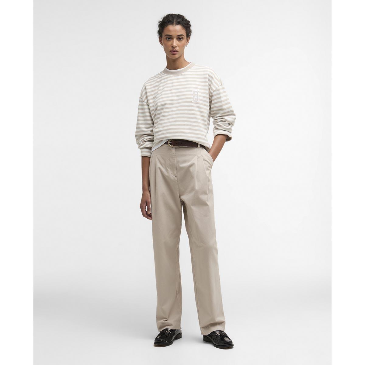 Mist Barbour Womens Verona Trousers On Model