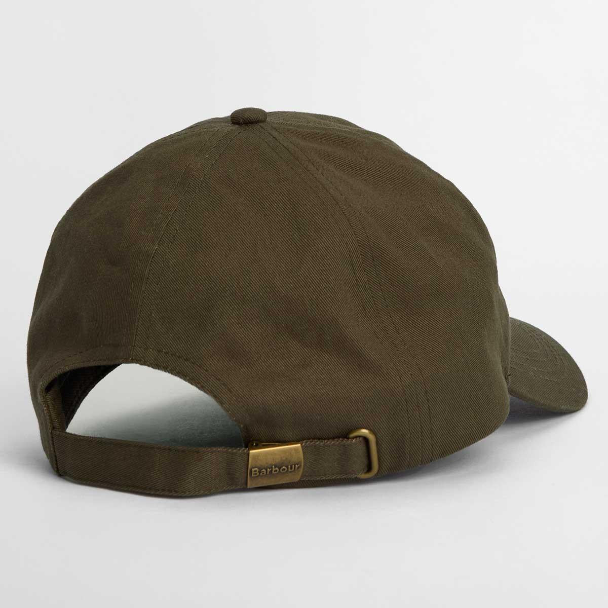 Uniform Green Barbour Mens Campbell Sports Cap back