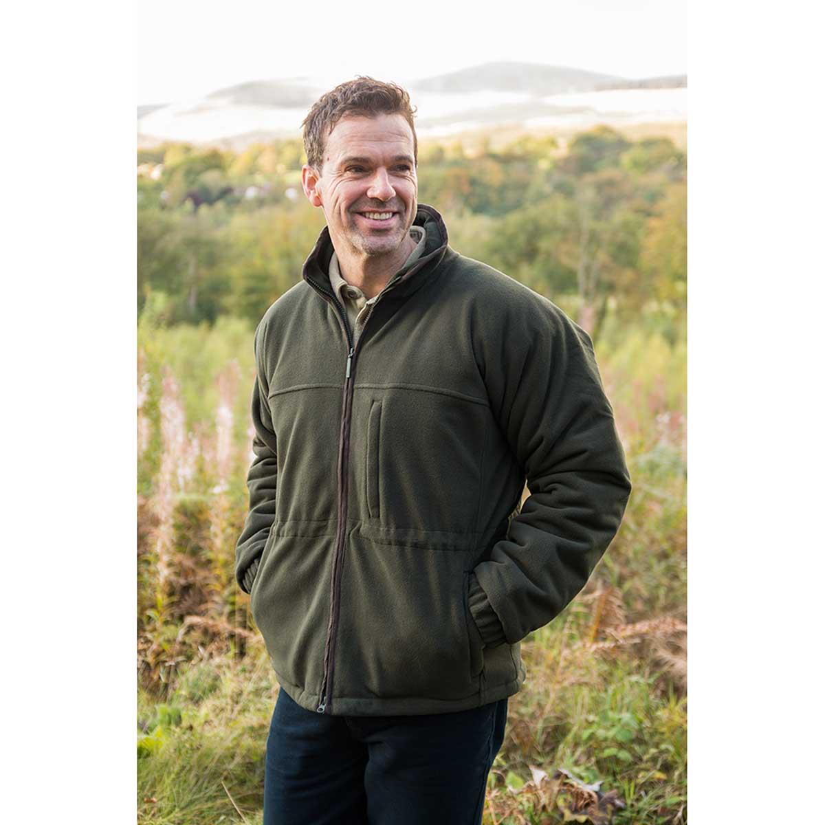 Hoggs Of Fife Mens Ghillie II Waterproof Padded Fleece Jacket