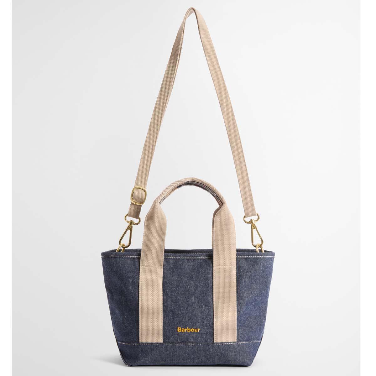 Barbour Mini Mya Denim Tote Bag