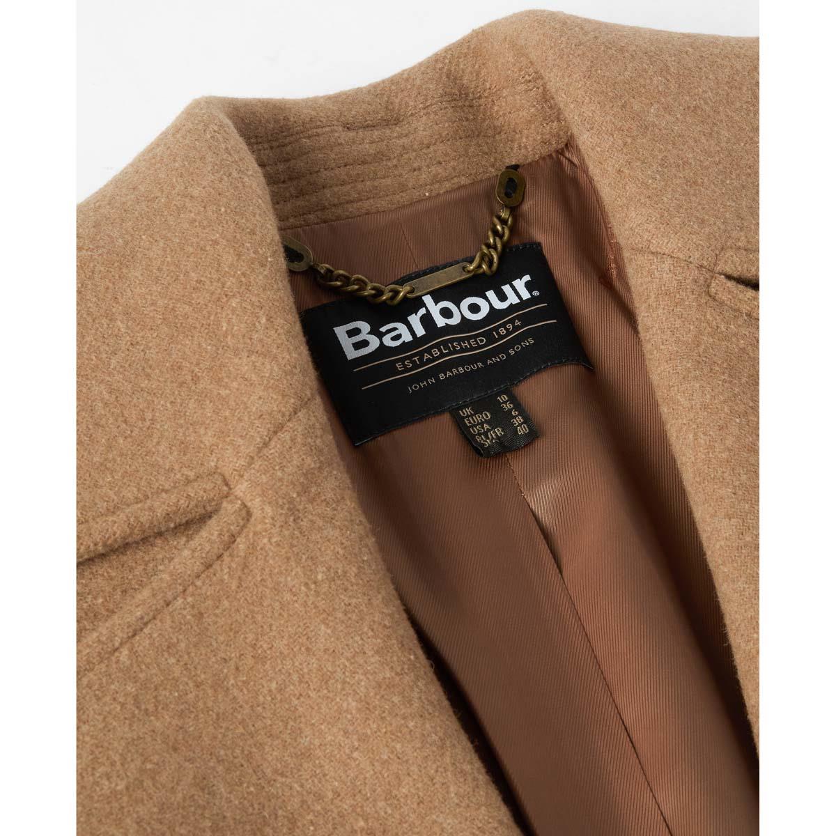 Camel Barbour Womens Cottesmore Wool Jacket Inner