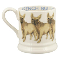Emma Bridgewater Dogs French Bulldog Half Pint Mug Alternative Side View