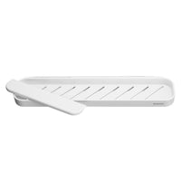 White Brabantia MindSet Shower Shelf with Squeegee
