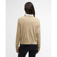 Safari Barbour Womens Clover Knitted Jumper back2