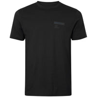 Anthracite/Sea Blue Harkila Mens Logo Band T-Shirt