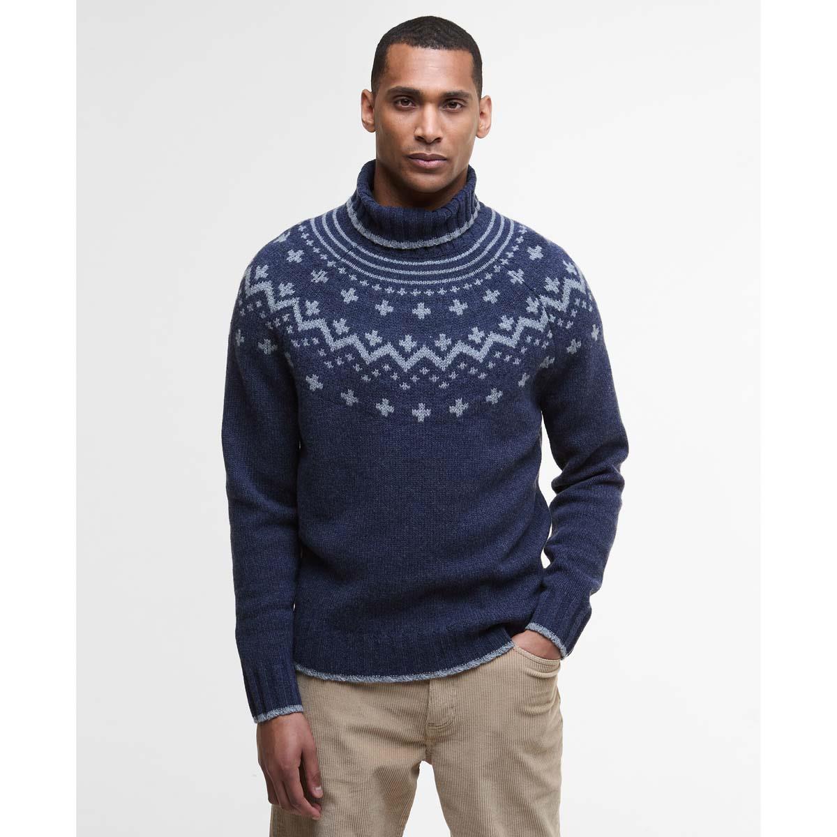 Barbour Mens Hewton Roll Neck Jumper