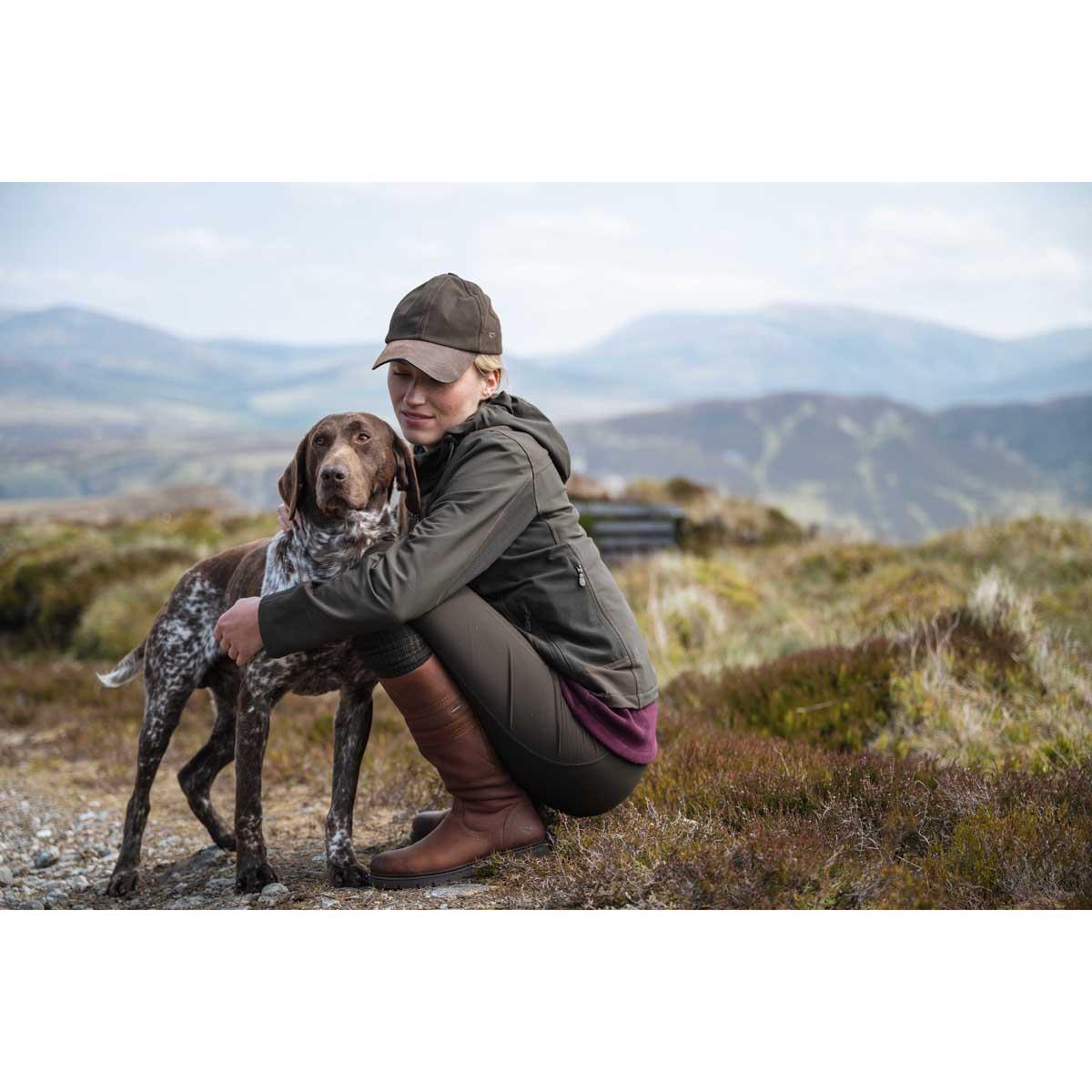Green Hoggs Of Fife Womens Ardross 4-Way Active Jacket lifestyle2