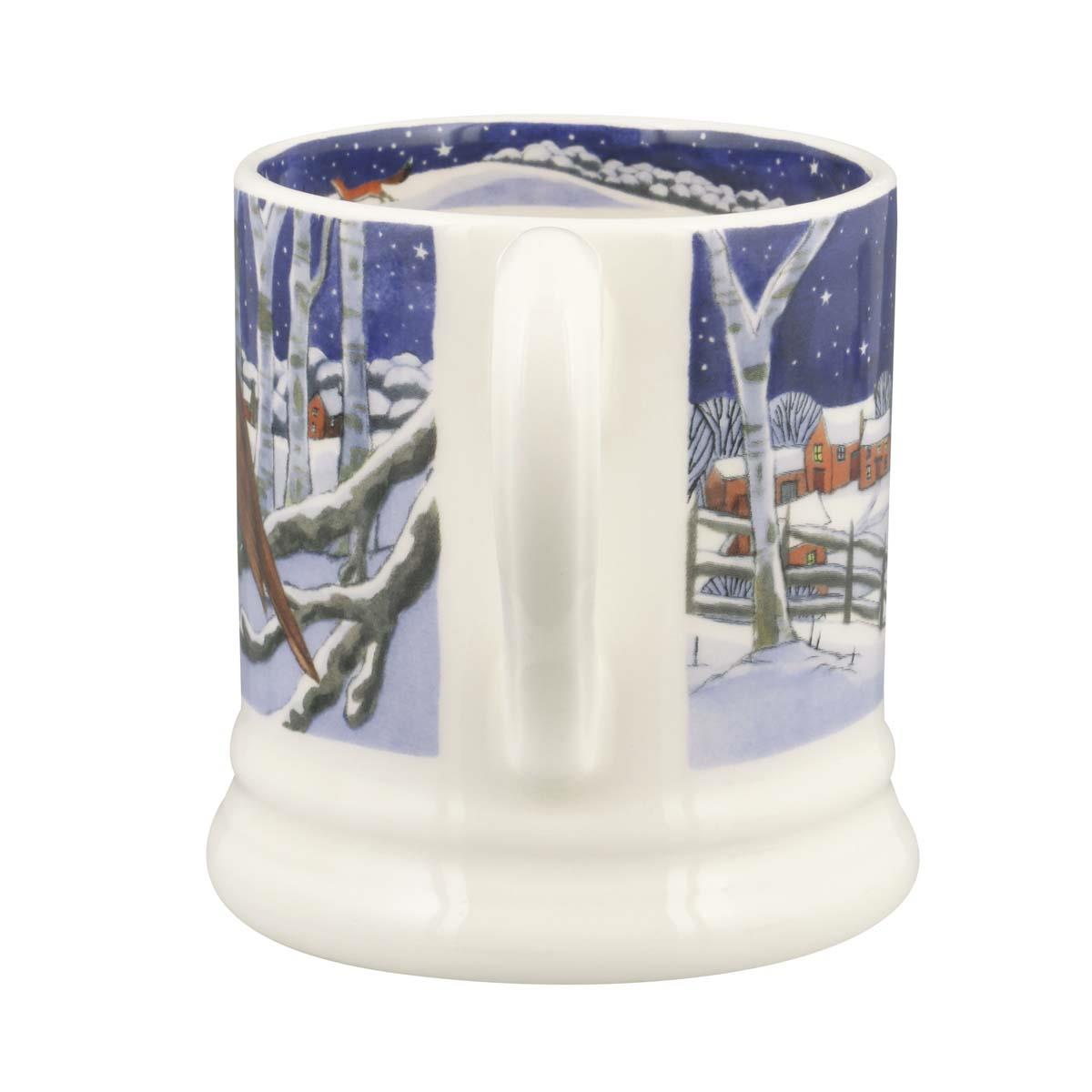 Emma Bridgewater Midnight Robin 1/2 Pint Mug back