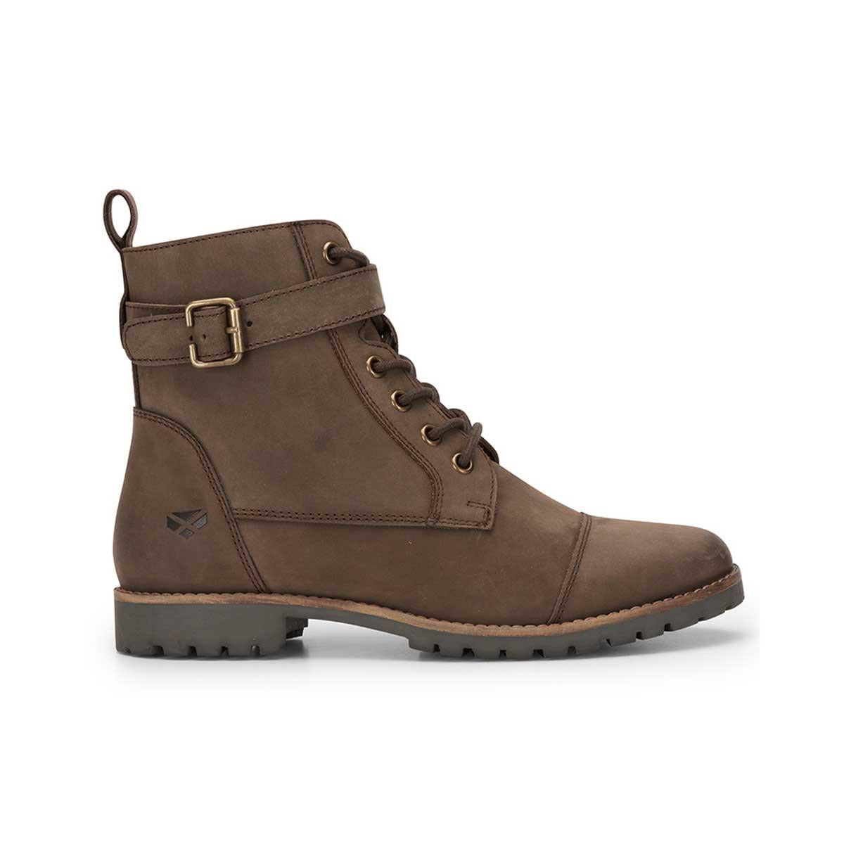 Brown Hoggs Of Fife Womens Bridle Buckle Boot