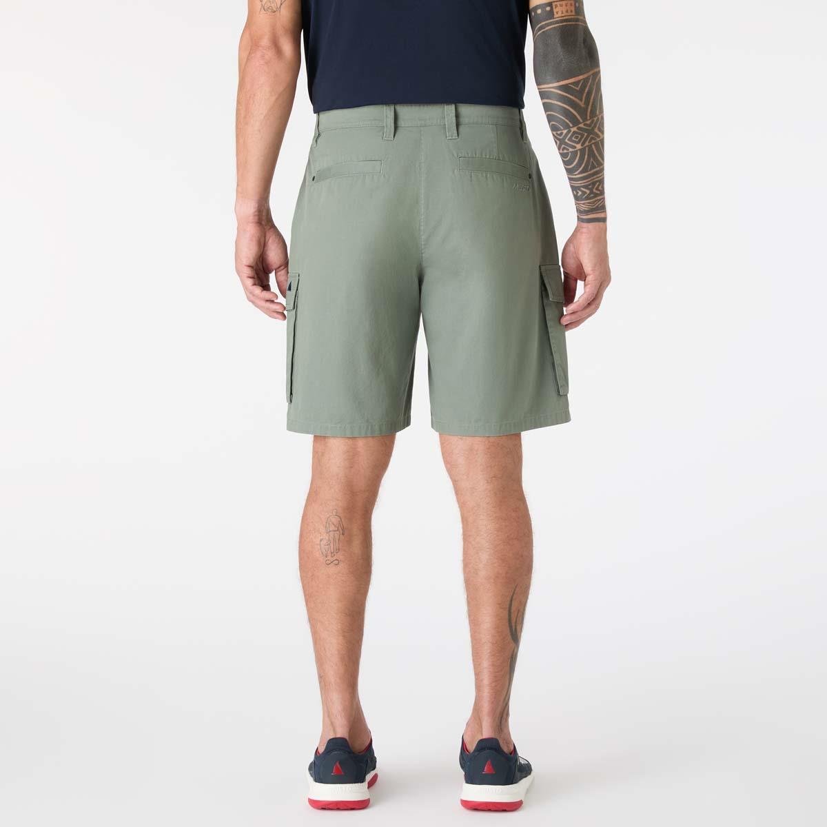 Pangea Green Musto Mens Original Cargo Shorts length