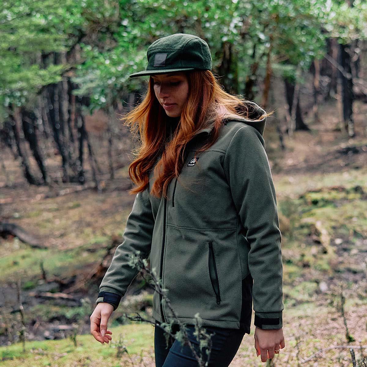 Forest Swanndri Womens High Rock Stormshield Fleece Jacket Lifestyle