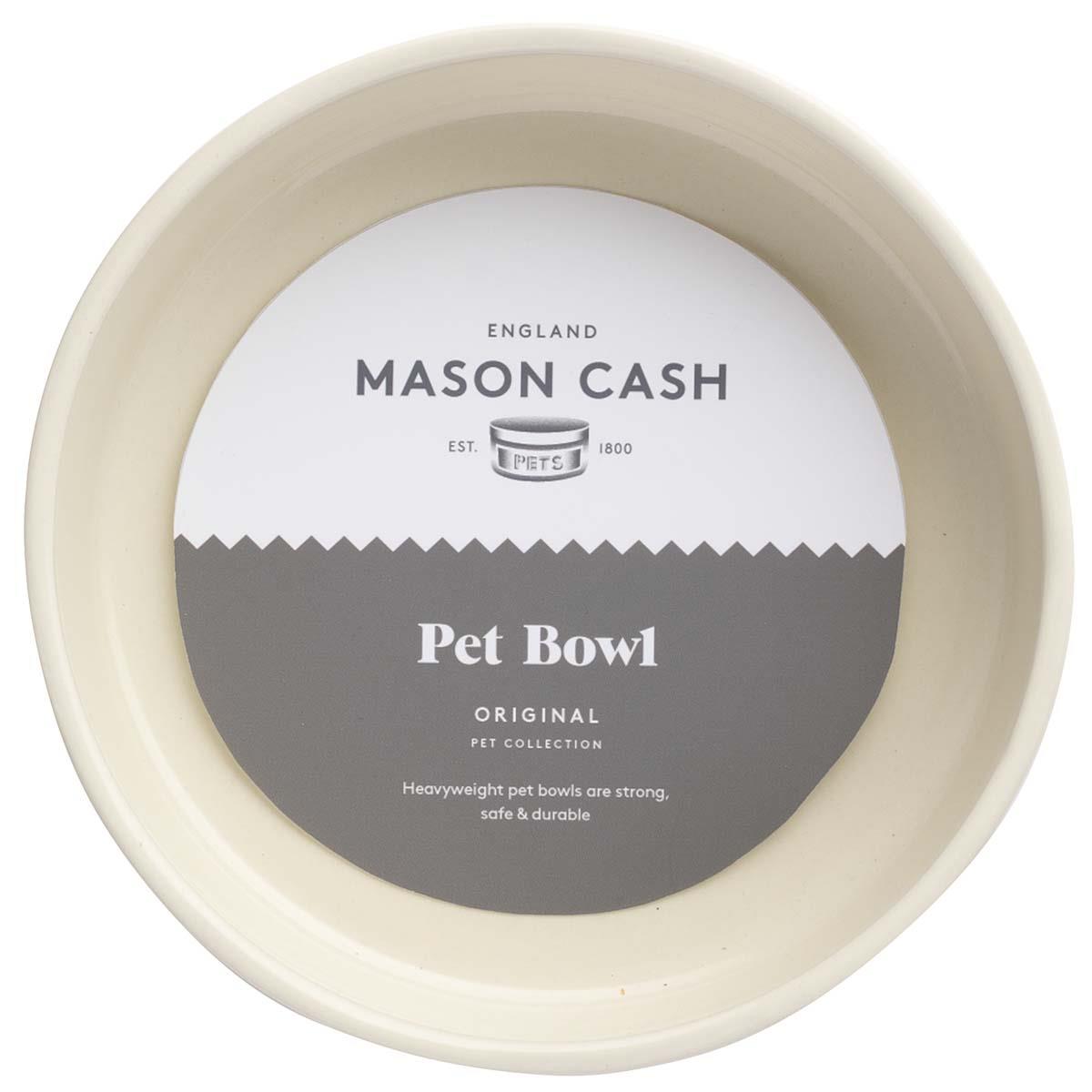 Mason Cash Colour Dog Bowl 20cm Cream TOP