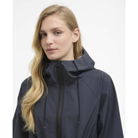Dusk Grey/Fondant Barbour Womens Dovecragg Waterproof Jacket collar