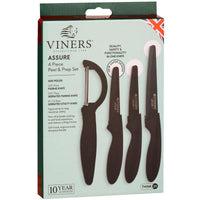Viners Assure 4 Piece Peel & Prep Set