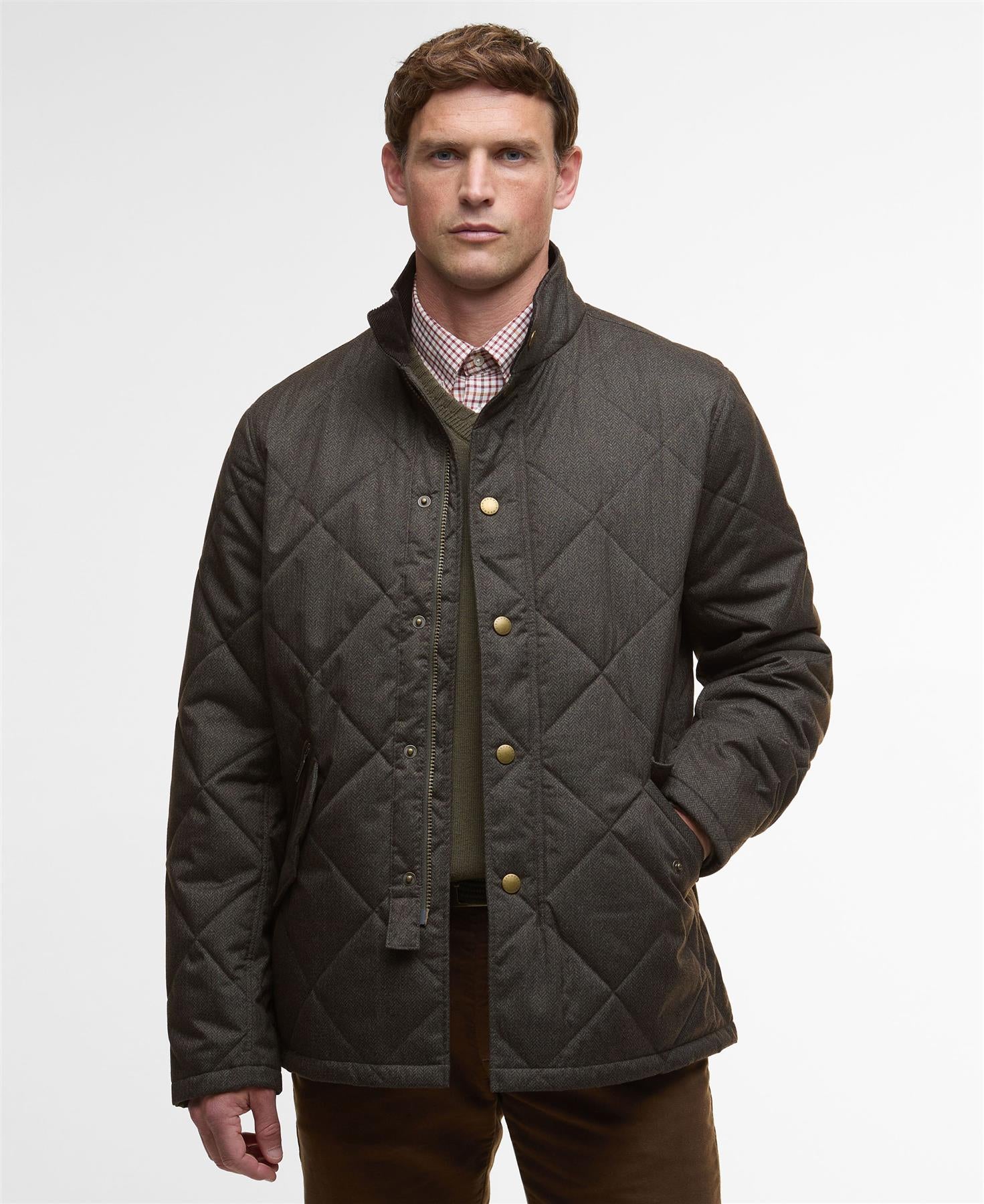 Barbour Mens Winter Shoveler Quilted Jacket