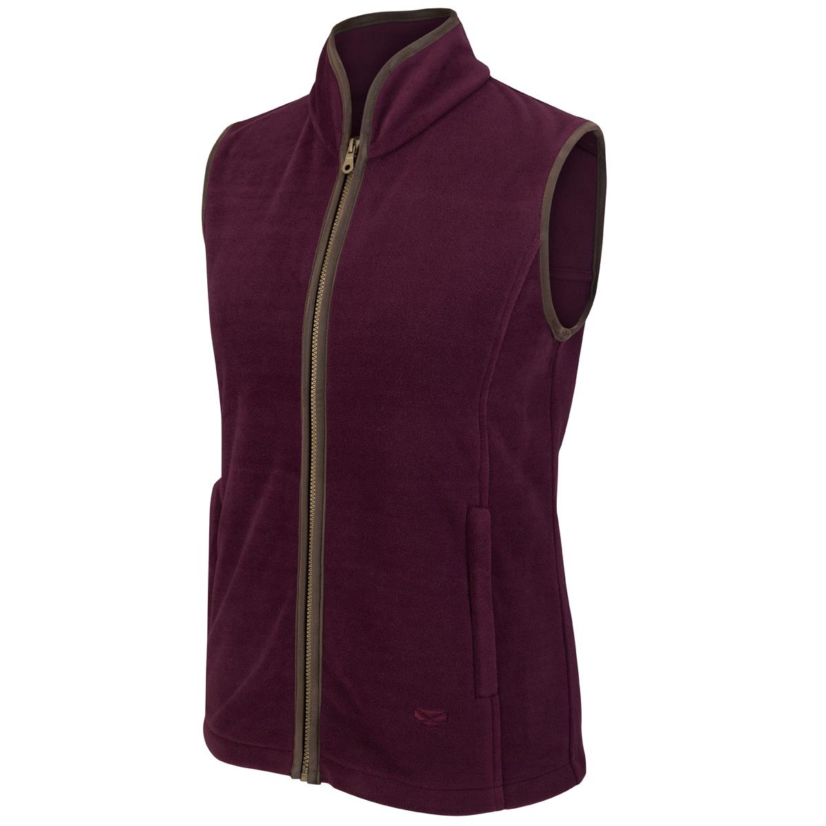 Merlot Hoggs Of Fife Womens Stenton Fleece Gilet