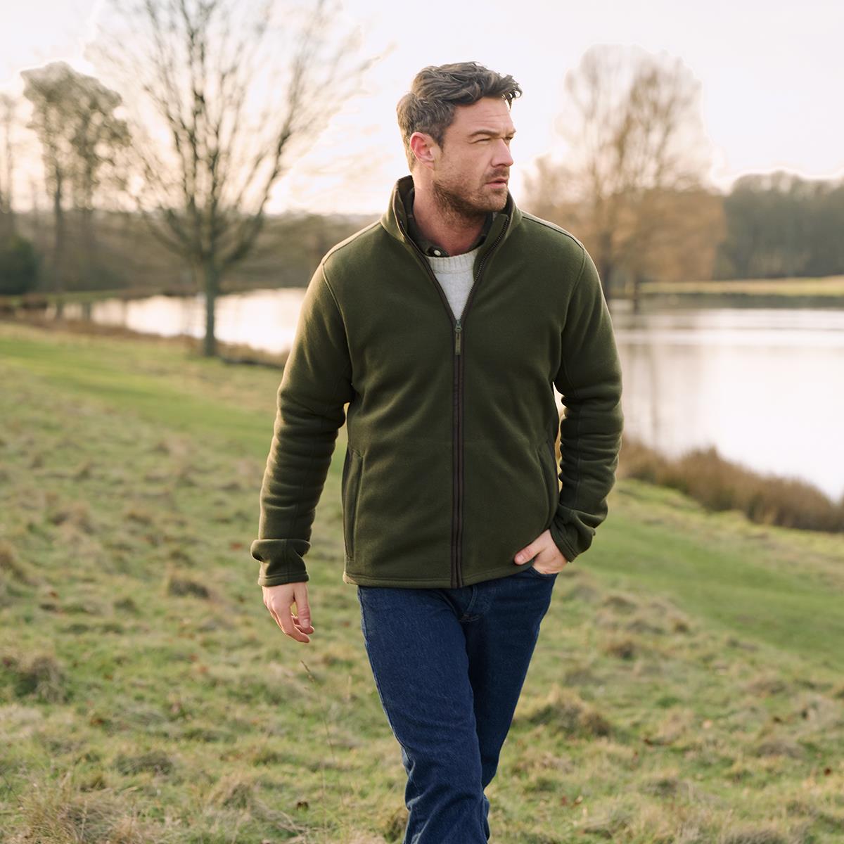 Deep Green Musto Mens Outdoor Country Fenland 200 Jacket Lifestyle