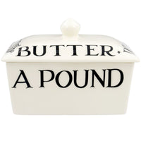 Emma Bridgewater Black Toast Half A Pound Small Butter Dish