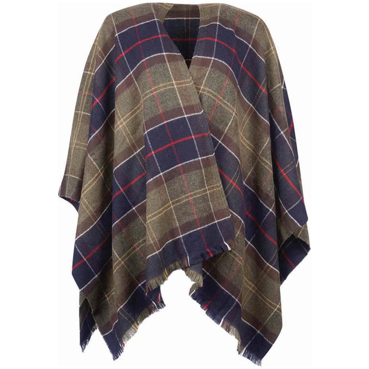 Barbour Ladies Staffin Tartan Serape