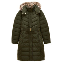 Joules Womens Aspen Showerproof Padded Long Coat