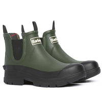 Olive/Black Barbour Womens Nimbus Chelsea Welly