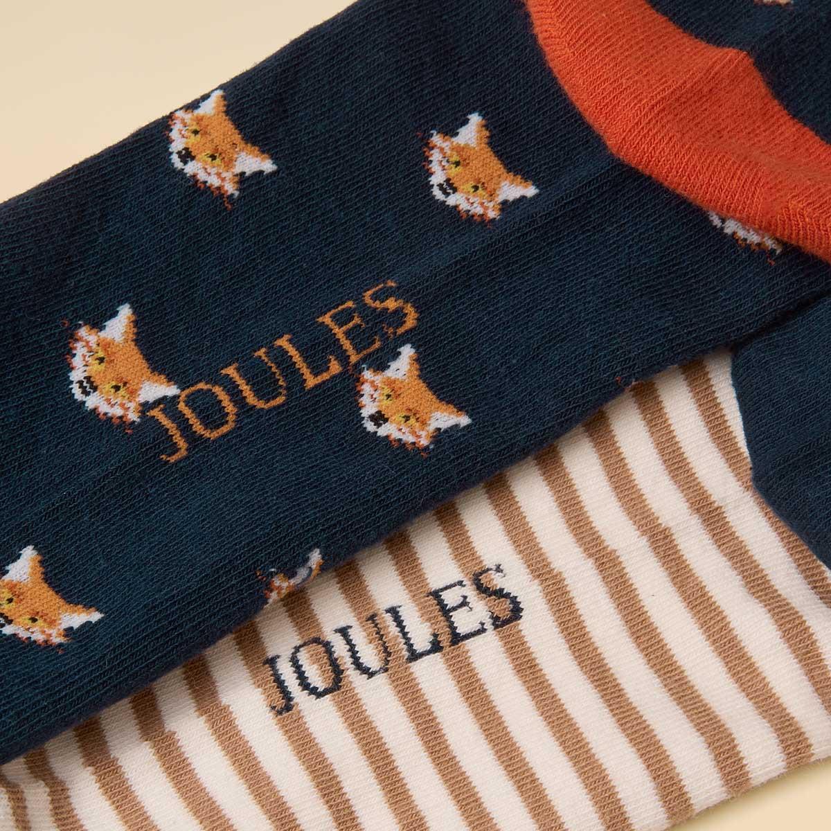 Joules Mens Kingsbury Socks 2 Pack