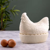 Mason Cash Cream Hen Nest LS6