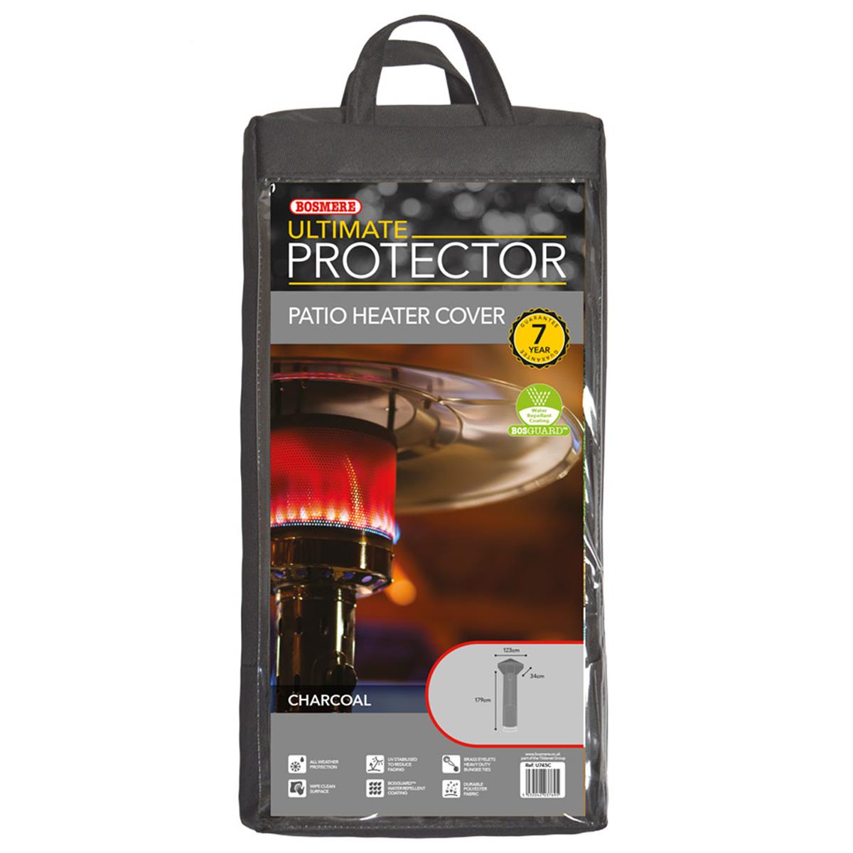 Charcoal Bosmere Ultimate Protector Round Patio Heater Cover