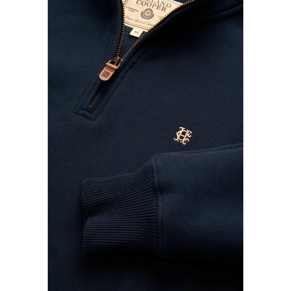 Holland Cooper Mens Classic Quarter Zip Sweatshirt