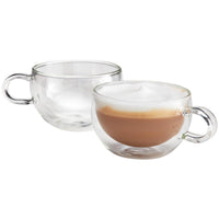 Judge Duo 2 Piece Form Cappuccino Glass Set 250ml