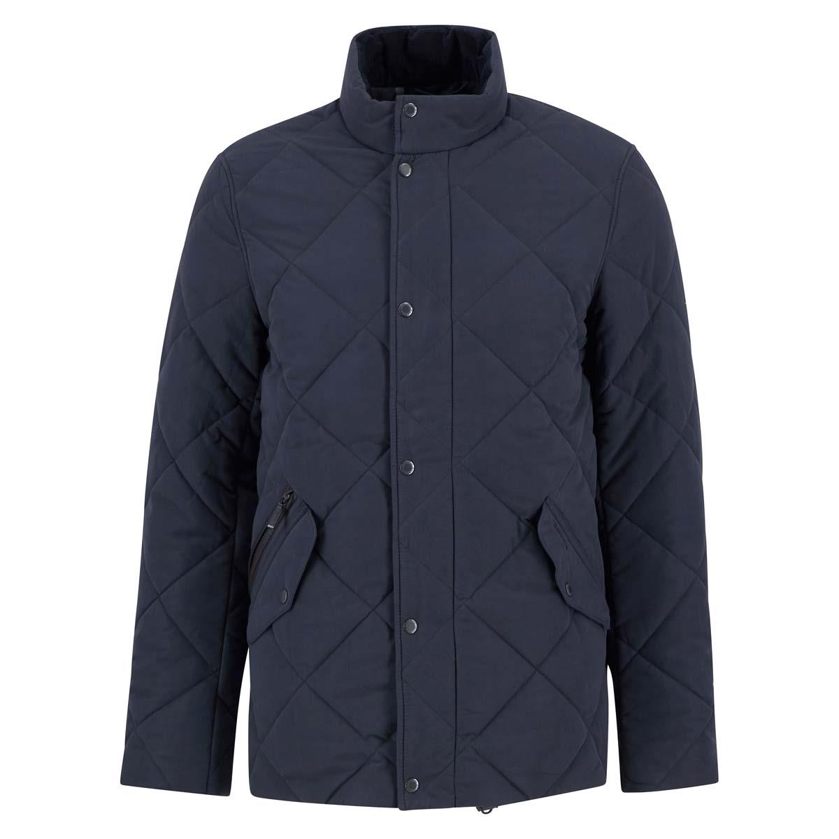 Dark Navy Barbour Mens Winter Chelsea Quilted Jacket