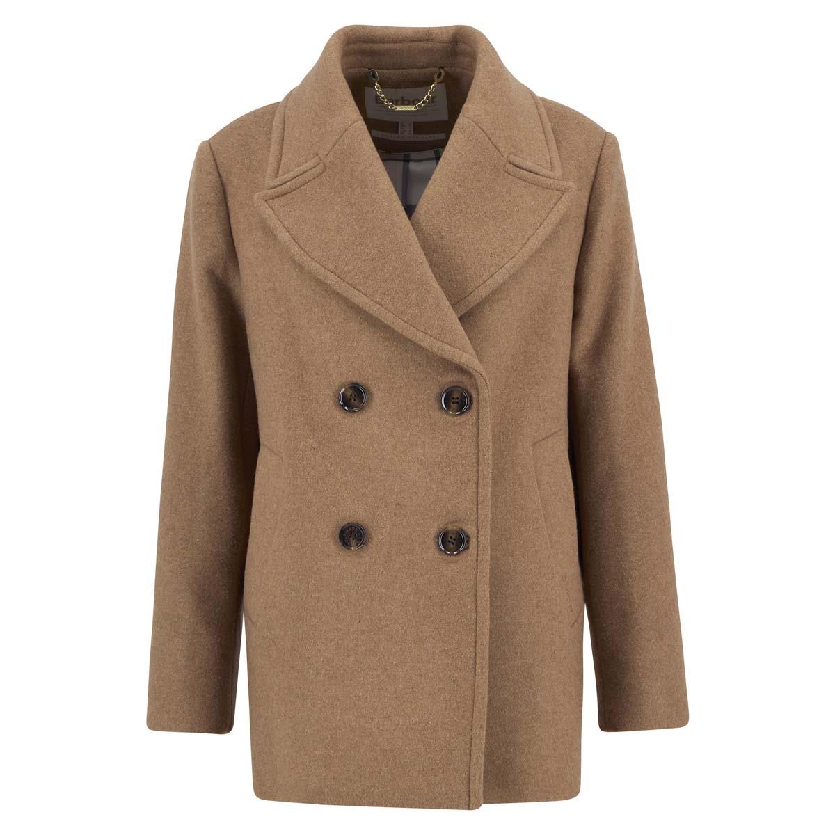 Barbour Womens Indie Military Wool Peacoat