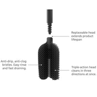 Black Joseph Joseph Flex 360 Toilet Brush Product Detail
