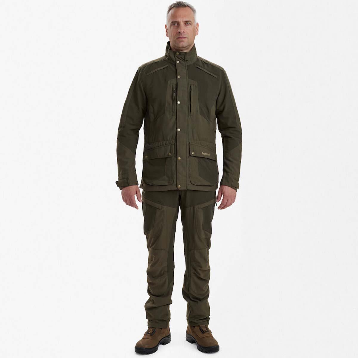 Palm Green Deerhunter Mens Strike Extreme Jacket on model