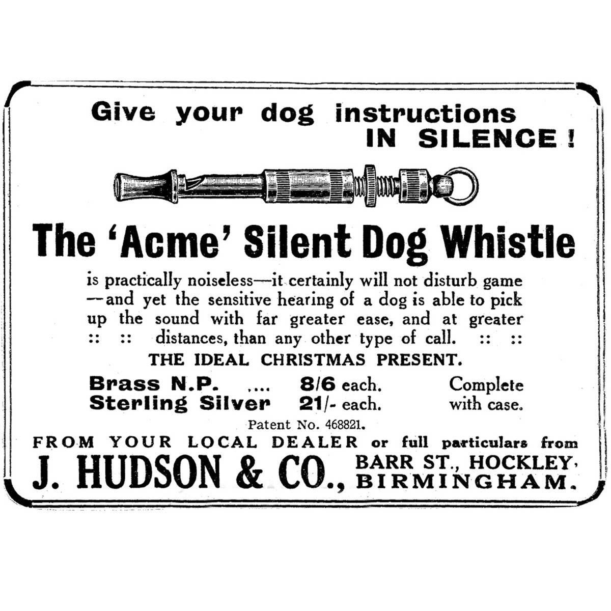 Acme Silent Dog Whistle