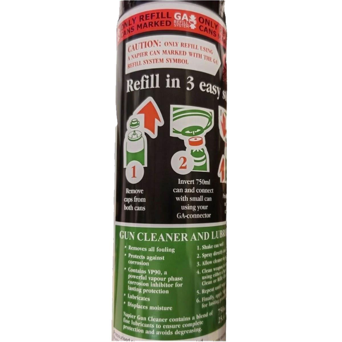 Napier Gun Cleaner Lubricant Aerosol
