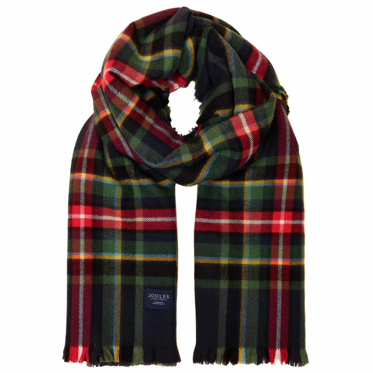 Navy Joules Womens Bracewell Blanket Scarf