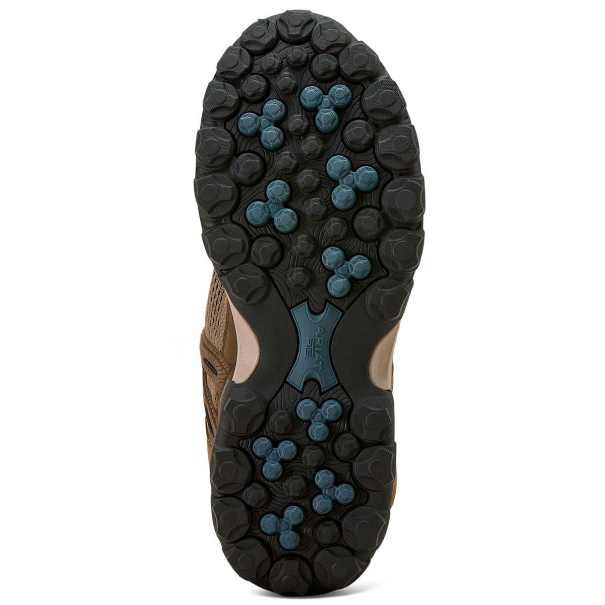 Brown Bark Ariat Womens Traverse Mid Waterproof Hiking Boots Outsole