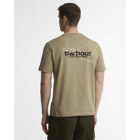 Barbour Mens Fly Home Relaxed Graphic T-Shirt BACK