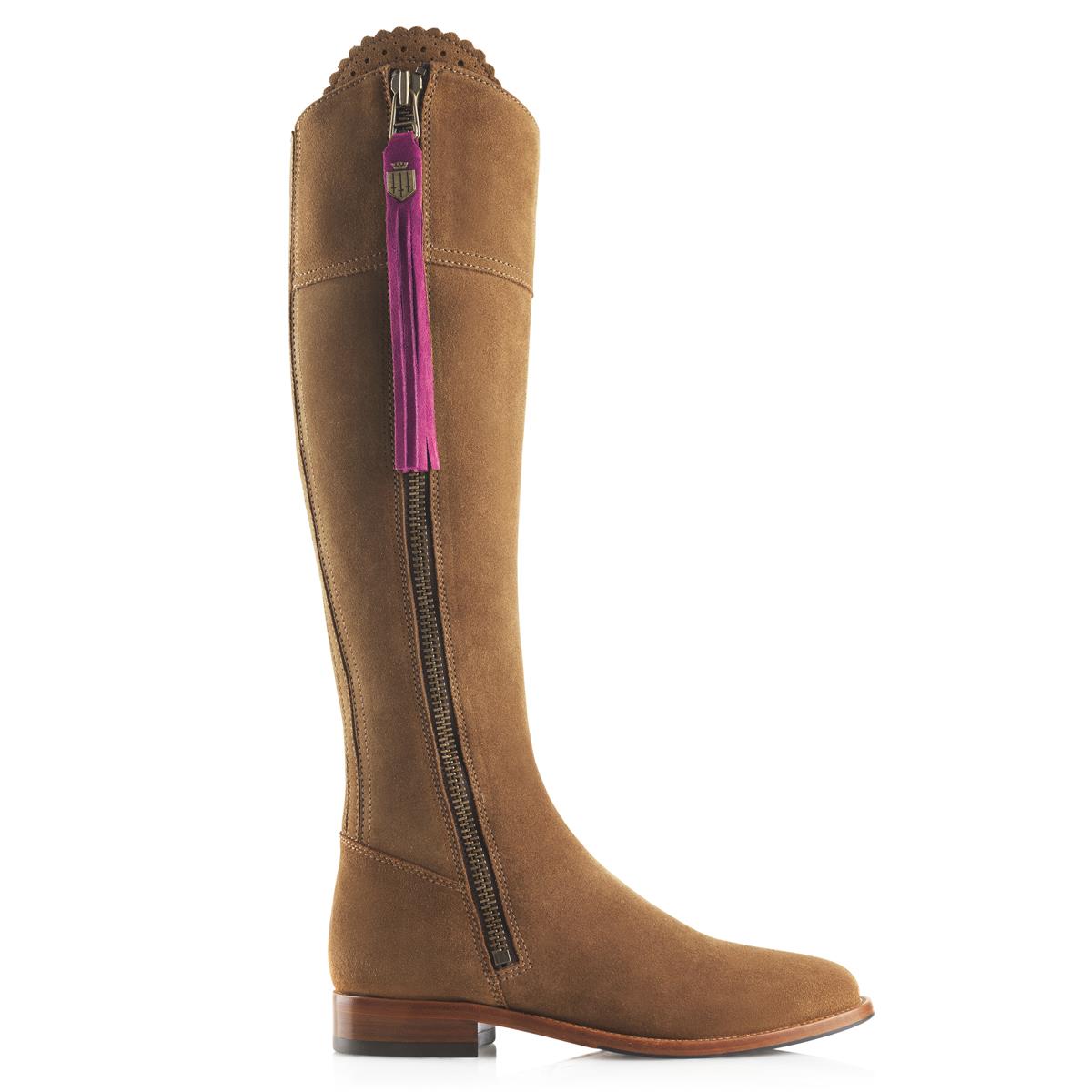 Fairfax & Favor Womens Suede Boot Tassels