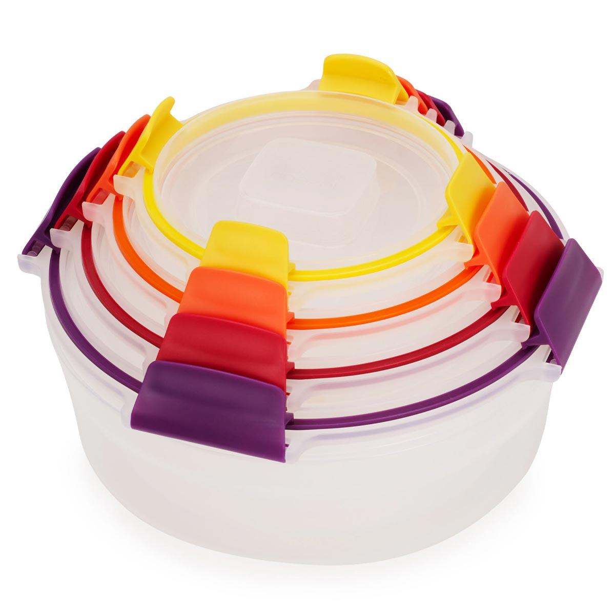 Joseph Joseph Nest Lock Round 4-piece Food Container Set