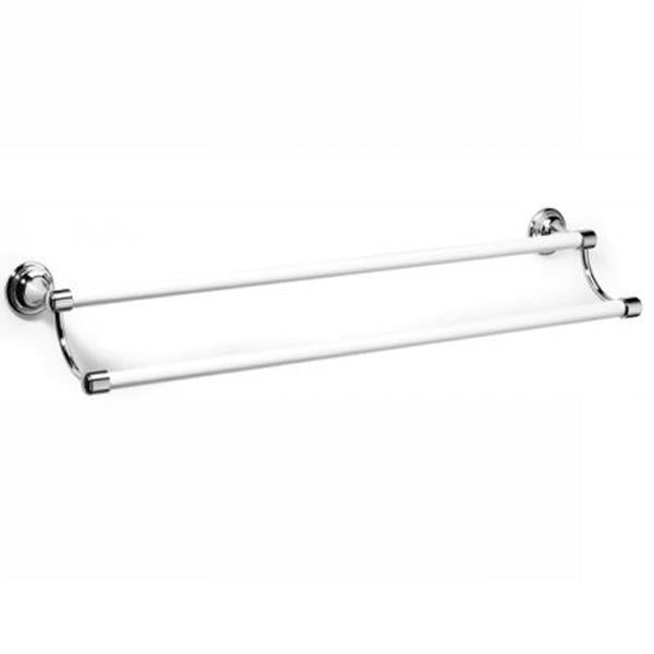 Chrome Plated Samuel Heath Double Towel Rail