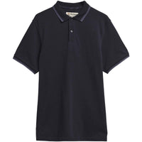 Barbour Mens Lunan Tartan Trimmed Tailored Polo Shirt