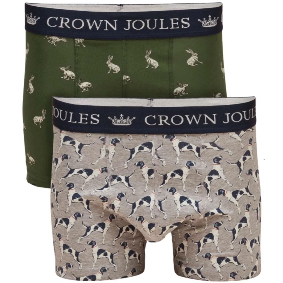 Joules Mens Crown Joules Boxers 2 Pack