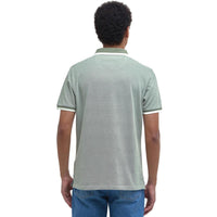 Light Moss Barbour Mens Barnard Polo Shirt Back