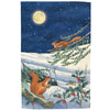 Emma Bridgewater Christmas Midnight Squirrel Tea Towel