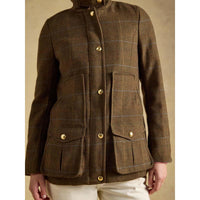 Joules Womens Fieldcoat Tweed Jacket